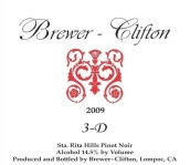 克林頓3D黑皮諾干紅葡萄酒(Brewer-Clifton 3-D Pinot Noir, Sta Rita Hills, USA)