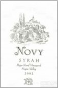 諾威帕奇諾園西拉干紅葡萄酒(Novy Family Winery Page-Nord Vineyard Syrah, Napa Valley, USA)