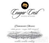 美洲獅酒莊品麗珠干紅葡萄酒(Cougar Crest Winery Estate Cabernet Franc, Walla Walla Valley, USA)