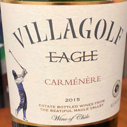 villagolf reserva eagle carmenere, maule valley