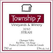 7號鎮(zhèn)西拉干紅葡萄酒(Township 7 Syrah, Okanagan Valley, Canada)