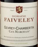 法維萊酒莊馬凱（熱夫雷-香貝丹村）紅葡萄酒(Domaine Faiveley Les Marchais, Gevrey-Chambertin, France)