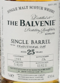 百富25年單桶傳統(tǒng)橡木桶陳蘇格蘭單一麥芽威士忌(The Balvenie Aged 25 Years Single Barrel Traditional Oak Single Malt Scotch Whisky, Speyside, UK)