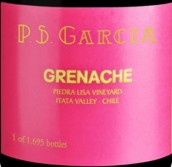 P.S.加尔西亚酒庄皮艾德拉丽萨园歌海娜红葡萄酒(P.S. Garcia Piedra Lisa Vineyard Grenache, Itata Valley, Chile)