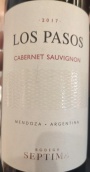 賽普緹瑪酒莊羅斯帕索赤霞珠紅葡萄酒(Bodega Septima Los Pasos Cabernet Sauvignon, Mendoza, Argentina)