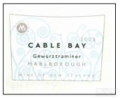 凱伯灣瓊瑤漿白葡萄酒(Cable Bay Gewurztraminer, Marlborough, New Zealand)