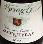 布赫拿利酒莊瓦給拉斯拉圖奧斯凱利斯紅葡萄酒(Domaine Brunely Vacqueyras La Tour Aux Cailles Rouge, Rhone Valley, France)