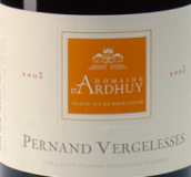 達(dá)哈瑞酒莊（佩爾南-韋熱萊斯村）干紅葡萄酒(Domaine d'Ardhuy Pernand Vergelesses, Cote de Beaune, France)