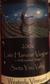 龍骨星遲摘維歐尼甜白葡萄酒(Carina Cellars Late Harvest Viognier, Santa Barbara, USA)