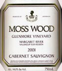 慕絲森林格倫莫爾園赤霞珠干紅葡萄酒(Moss Wood Glenmore Vineyard Cabernet Sauvignon, Margaret River, Australia)