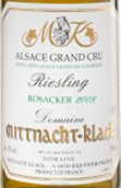 米特·克拉克酒莊羅賽格單一園雷司令干白葡萄酒(Domaine Mittnacht-Klack Riesling Grand Cru Rosacker, Alsace Grand Cru, France)