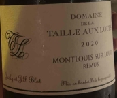 狼形酒莊蒙路易萊慕白葡萄酒(Jacky Blot Domaine de la Taille aux Loups Montlouis Remus, Loire, France)