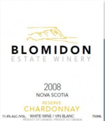 美登珍藏霞多麗干白葡萄酒(Blomidon Reserve Chardonnay, Nova Scotia, Canada)