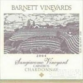 巴奈特勝歌園霞多麗干白葡萄酒(Barnett Vineyards Sangiacomo Chardonnay, Sonoma County, USA)