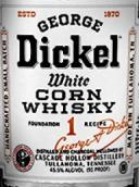 喬治迪科爾1號(hào)基礎(chǔ)配方白色玉米威士忌(George Dickel No.1 Foundation Recipe White Corn Whisky, Tennessee, USA)