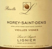 里涅酒莊（莫雷-圣丹尼村）老藤干紅葡萄酒(Domaine Lucie et Auguste Lignier Morey-Saint-Denis Vieilles Vignes, Cote de Nuits, France)