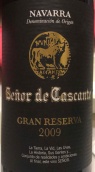 罗梅罗圣母酒庄卡斯坎特领主特级珍藏红葡萄酒(Bodegas Nuestra Senora del Romero Senor de Cascante Gran Reserva, Navarra, Spain)