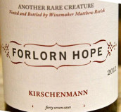 敢死隊酒莊基爾申曼干白葡萄酒(Forlorn Hope Kirschenmann, Napa Valley, USA)