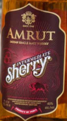 阿慕中度雪莉桶陳單一麥芽威士忌(Amrut Intermediate Sherry Indian Single Malt Whisky, Bangalore, India)