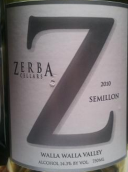 斑馬莊園賽美蓉干白葡萄酒(Zerba Cellars Estate Semillon, Walla Walla Valley, USA)