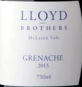 勞埃德兄弟歌海娜干紅葡萄酒(Lloyd Brothers Grenache, McLaren Vale, Australia)