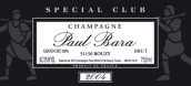 保羅巴拉特別園極干型黑中白香檳(Champagne Paul Bara Special Club Brut Blanc de Noirs, Champagne, France)