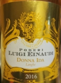 艾勞迪總統(tǒng)酒莊唐娜伊達(dá)白葡萄酒(Poderi Luigi Einaudi Donna Ida Bianco, Langhe, Italy)