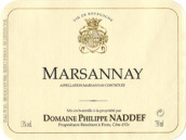 菲利普·納戴夫酒莊（馬沙內(nèi)村）紅葡萄酒(Domaine Philippe Naddef Marsannay, Cote de Nuits, France)