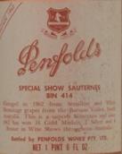 奔富Bin 414蘇玳甜白葡萄酒(Penfolds Bin 414 Special Show Sauternes, South Australia, Australia)