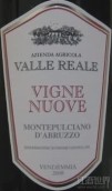 瓦萊-雷勒酒莊新園蒙特布查諾紅葡萄酒(Valle Reale Vigne Nuove Montepulciano d'Abruzzo, Abruzzo, Italy)