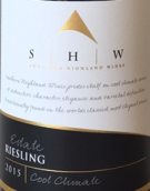 蘇頓園酒莊精選系列雷司令白葡萄酒(Southern Highland Wines SHW Estate Riesling, Southern Highlands, Australia)