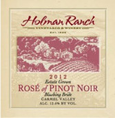 霍曼黑皮諾桃紅葡萄酒(Holman Ranch Rose of Pinot Noir, Carmel Valley, USA)