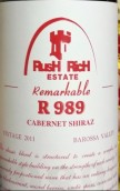 拉什里奇酒莊R989赤霞珠-設(shè)拉子紅葡萄酒(Rush Rich R 989 Cabernet - Shiraz, Barossa Valley, Australia)