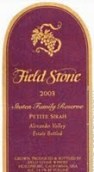 田石酒莊珍藏小西拉干紅葡萄酒(Field Stone Winery Reserve Petite Sirah, Sonoma County, USA)