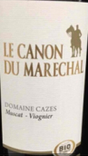 卡哲仕酒莊元帥教條白葡萄酒(Domaine Cazes Le Canon du Marechal Muscat - Viognier Blanc, Cotes Catalanes, France)