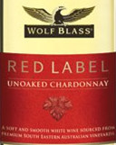 禾富紅牌霞多麗干白葡萄酒(Wolf Blass Red Label Unwooded Chardonnay, South Eastern Australia, Australia)