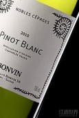 Charles Bonvin Pinot Blanc, Valais, Switzerland