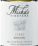 米莎美妙樂章雷司令干白葡萄酒(Misha's Vineyard Lyric Riesling, Central Otago, New Zealand)