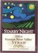 星夜俄羅斯河谷西拉干紅葡萄酒(Starry Night Winery Russian River Valley Syrah, Sonoma County, USA)