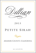 狄里安酒莊小西拉干紅葡萄酒(Dillian Wines Petite Sirah, Shenandoah Valley, USA)
