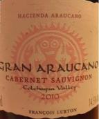 盧頓家族酒莊阿勞卡諾莊園赤霞珠紅葡萄酒(Francois Lurton Hacienda Araucano Gran Araucano Cabernet Sauvignon, Colchagua Valley, Chile)