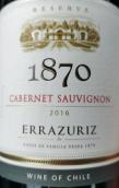 伊拉蘇酒莊1870珍藏赤霞珠紅葡萄酒(Errazuriz Estate 1870 Reserva Cabernet Sauvignon, Aconcagua Valley, Chile)