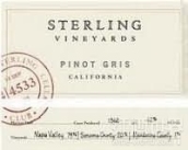 思令酒莊灰皮諾干白葡萄酒(Sterling Vineyards Pinot Gris, Napa Valley, USA)