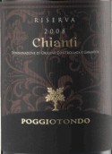 波西童多珍藏基安帝干紅葡萄酒(Poggiotondo Chianti Riserva, Chianti, Italy)