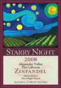 星夜火車餐廳仙粉黛干紅葡萄酒(Starry Night Winery The Caboose Zinfandel, Alexander Valley, USA)