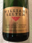 威廉斯樂姆德雷克園白葡萄酒香檳(Williams Selyem Estate Vineyard  Drake Estate Vineyard Blanc de Noir, Russian River Valley, USA)