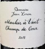 讓·洛龍酒莊夏普谷園紅葡萄酒(Jean Loron Champ de Cour, Moulin-a-Vent, France)