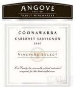 安戈瓦葡萄園精選系列赤霞珠干紅葡萄酒(Angove Vineyard Select Cabernet Sauvignon, Coonawarra, Australia)