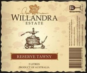 威蘭德拉莊園珍藏茶色加強酒(Willandra Estate Reserve Tawny, Riverina, Australia)