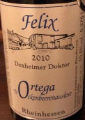 巴肯碩夫德克斯海默酒莊逐?？萜暇x歐特佳白葡萄酒(Weingut Bacchushof Dexheimer Doktor Ortega Trockenbeerenauslese, Rheinhessen, Germany)